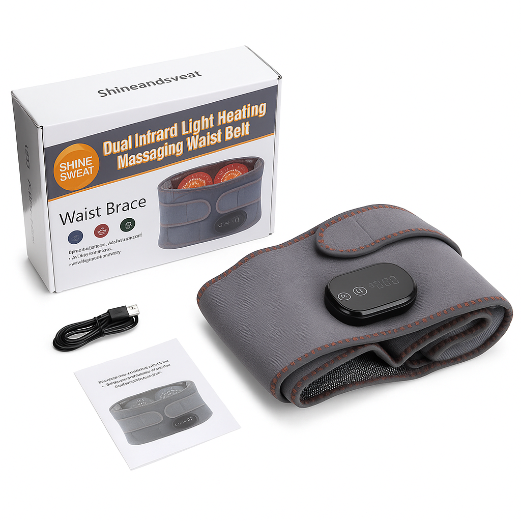 Cordless Red Light Heating Belt — Wearable Comfort for Everyday Back Support