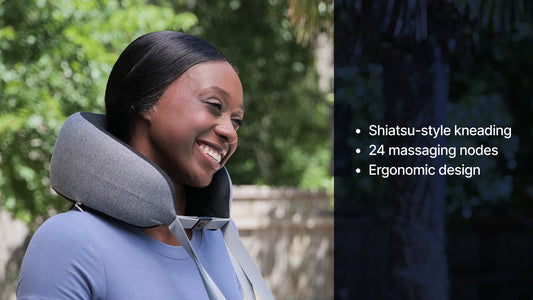 GhostBed Massaging Neck Pillow