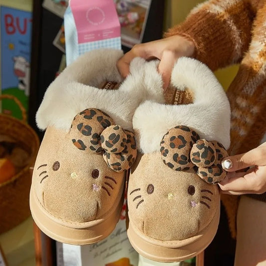 Hello Kitty Plush Slippers