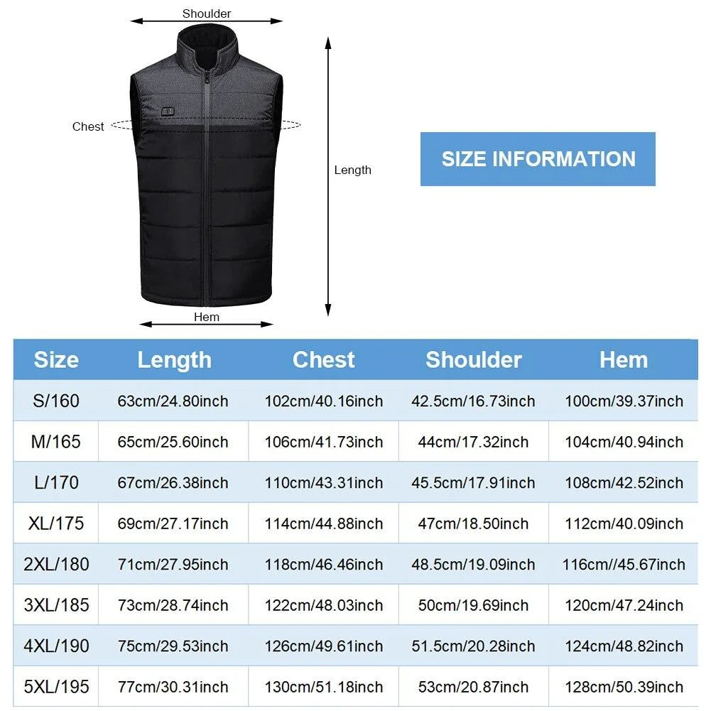 Electric Heated Jacket for Ultimate Warmth & Comfort