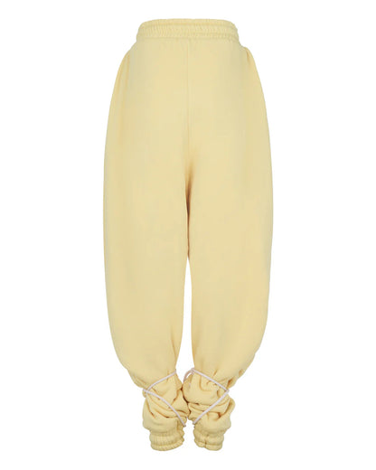 Cloud Teddy Vest Super Jogging Pants 2-Piece Set