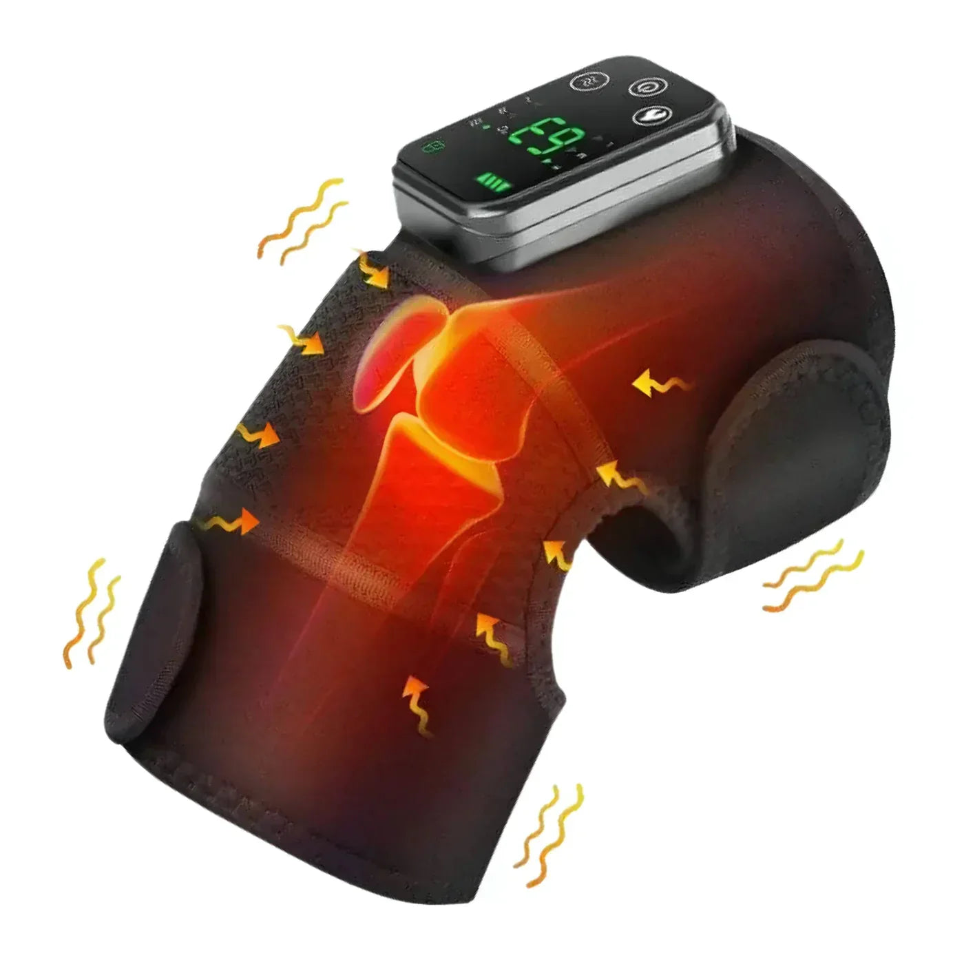 Heated Knee Massage Back Brace - Pain Relief & Recovery Support