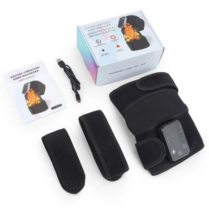 Heated Knee Massage Back Brace - Pain Relief & Recovery Support