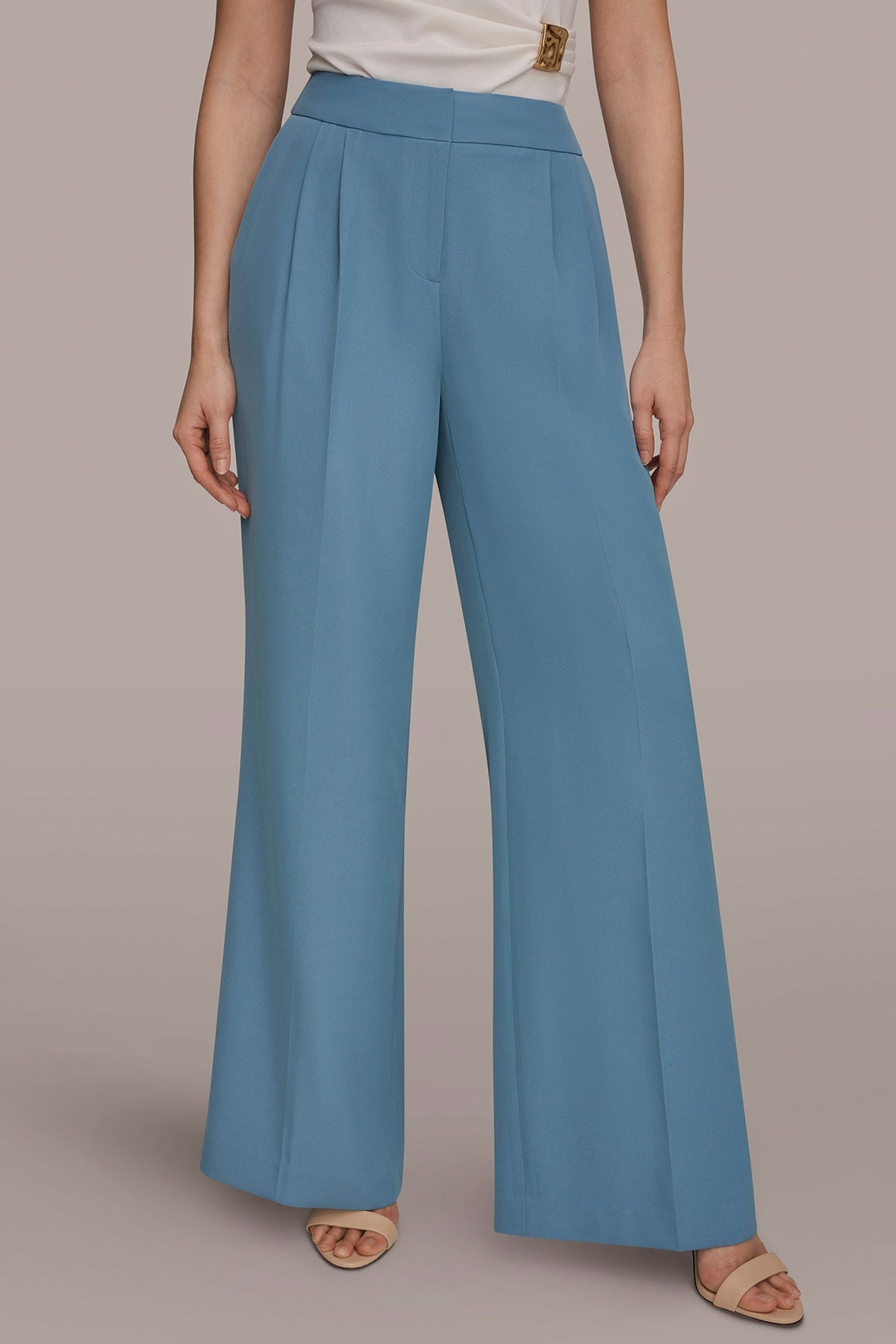 FlexTrousers High-Waisted Wide-Leg Tailored Trousers