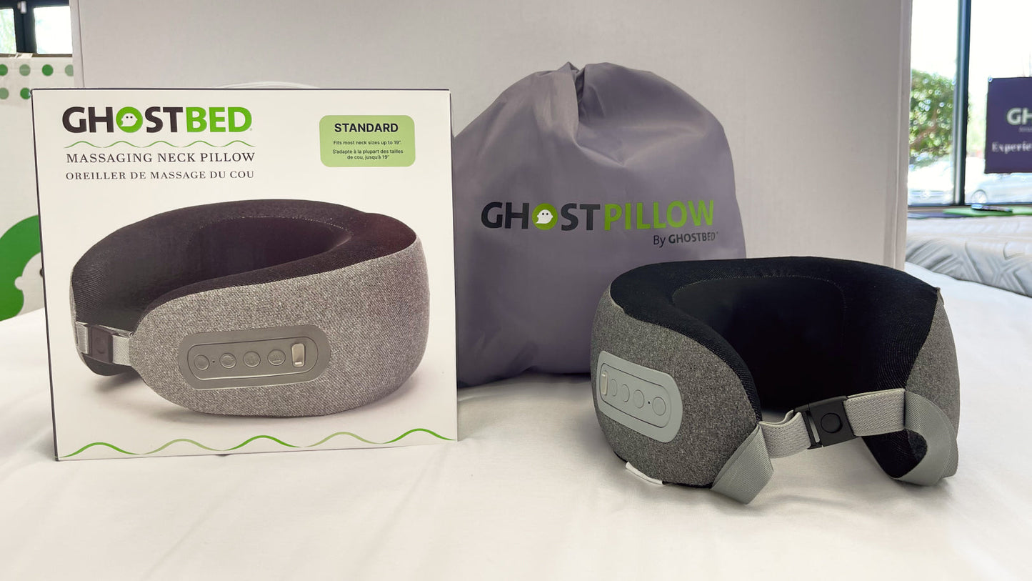 GhostBed Massaging Neck Pillow