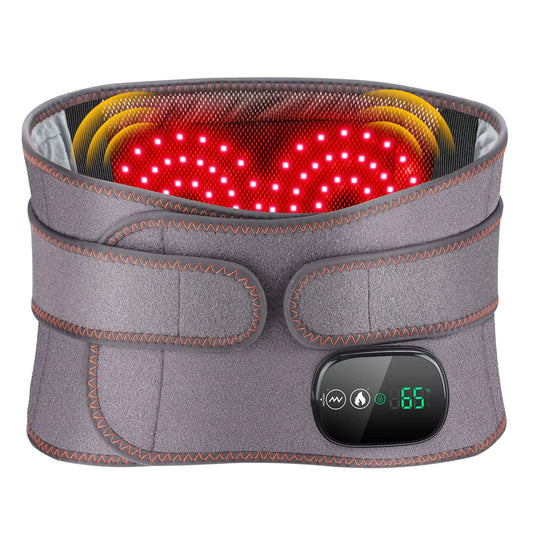 Cordless Red Light Heating Belt — Wearable Comfort for Everyday Back Support
