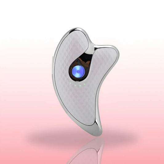Gua Sha Tool for Face Sculpting with Red Light Mode