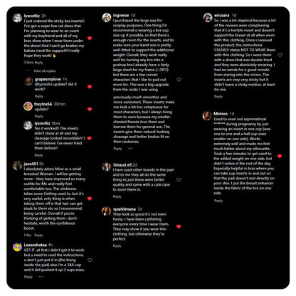 Instant Volume Sticky Inserts