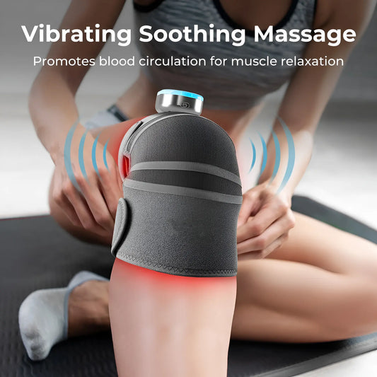 Infrared Heated Knee Massager with Vibration