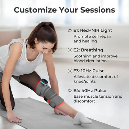 Infrared Heated Knee Massager with Vibration