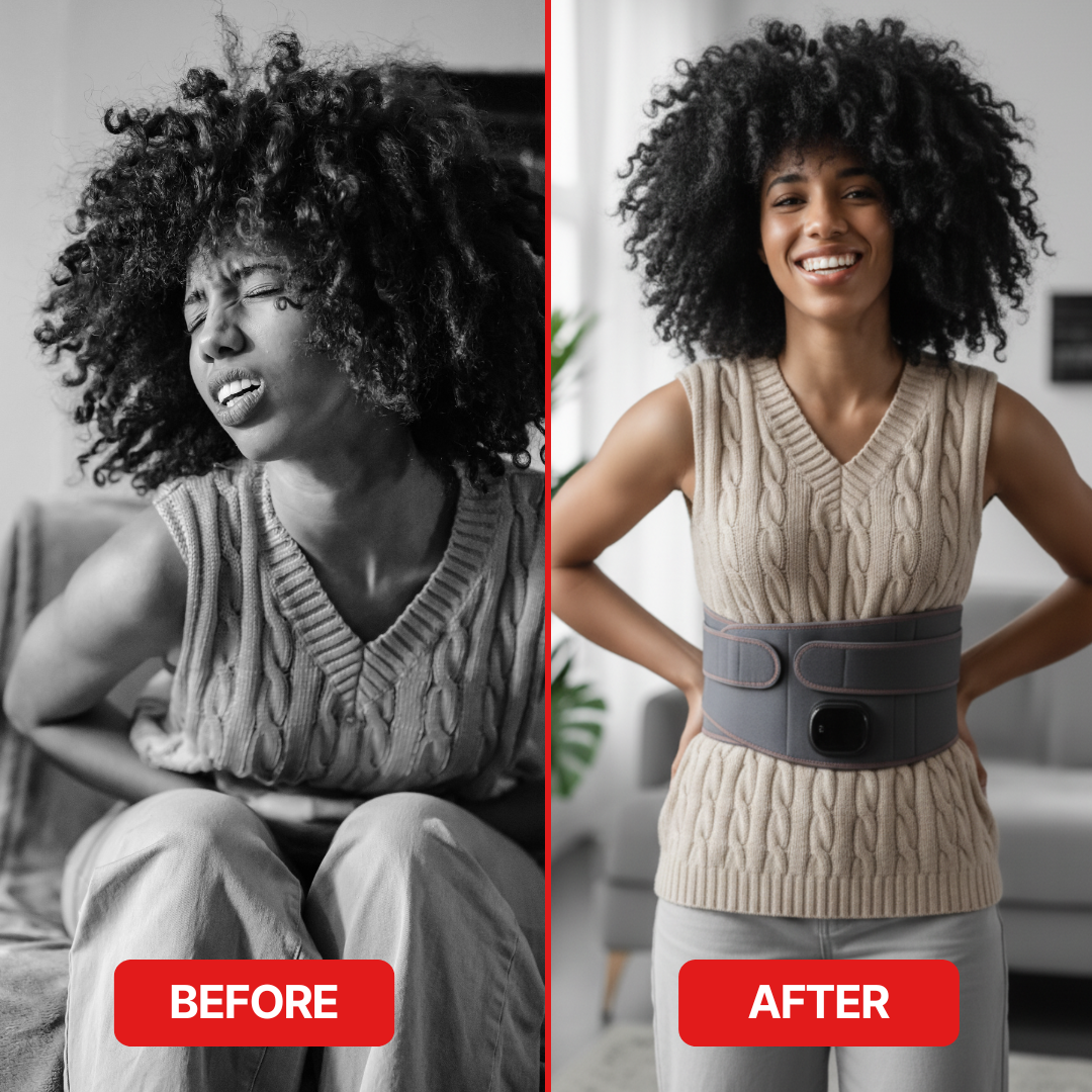 Cordless Red Light Heating Belt — Wearable Comfort for Everyday Back Support